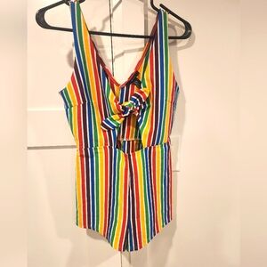FOREVER 21 Rainbow PRIDE romper